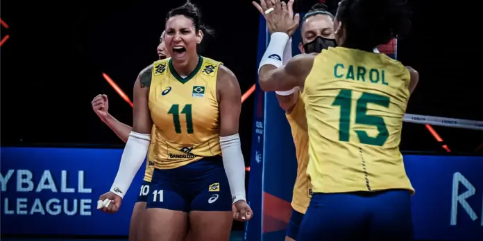 Brasil, invicto, enfrenta campeãs olímpicas na Liga das Nações de Vôlei