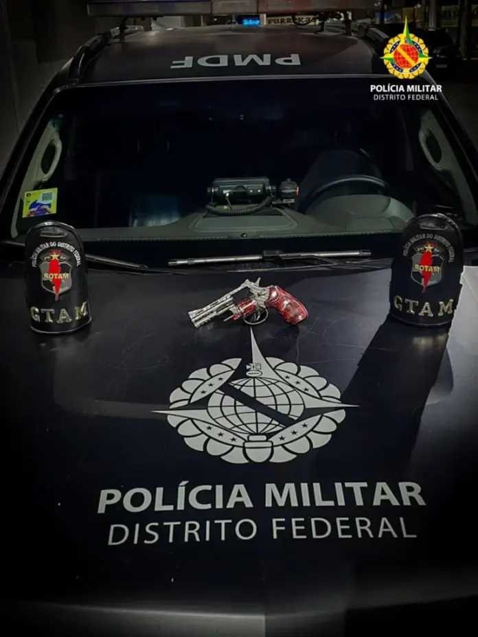Polícia Militar detém homem armado durante patrulhamento em Ceilândia