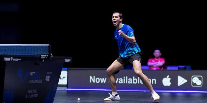 Hugo Calderano é derrotado na final e não conquista tricampeonato no WTT da Eslovênia