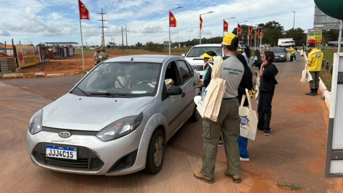 Ceilândia realiza 5ª Blitz Educativa sobre Prevenção de Incêndios Florestais