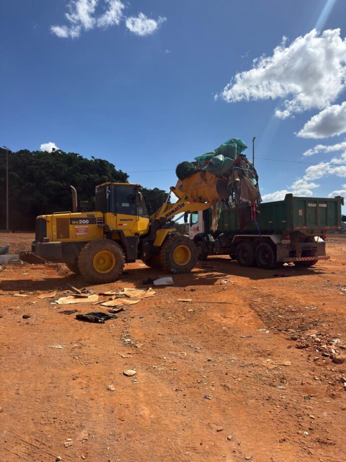 Ceilândia registra coleta de mais de 65 toneladas de entulho