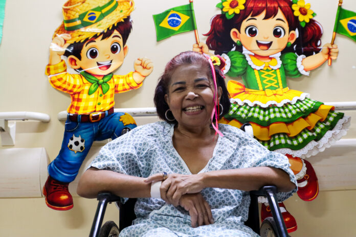 Pacientes da ortopedia do Hospital de Base comemoram festa junina