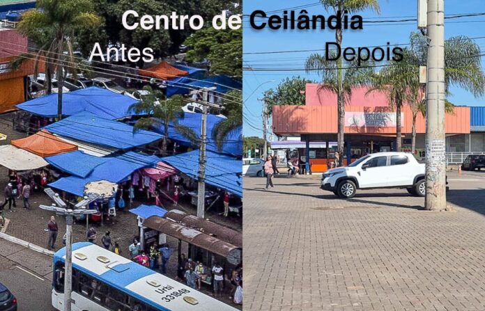 GDF realiza reorganização do centro de Ceilândia