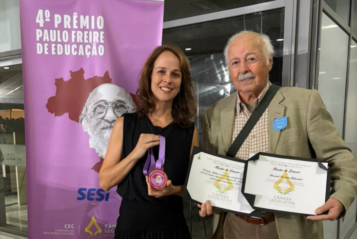 Trabalho da ESCs é reconhecido na 4ª edição do Prêmio Paulo Freire de Educação