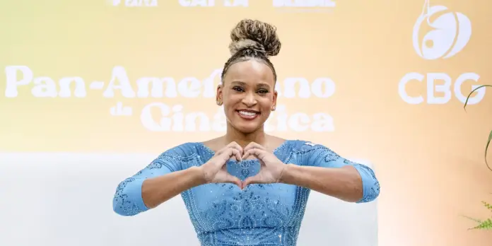 Rebeca Andrade é campeã no Pan-Americano de ginástica artística