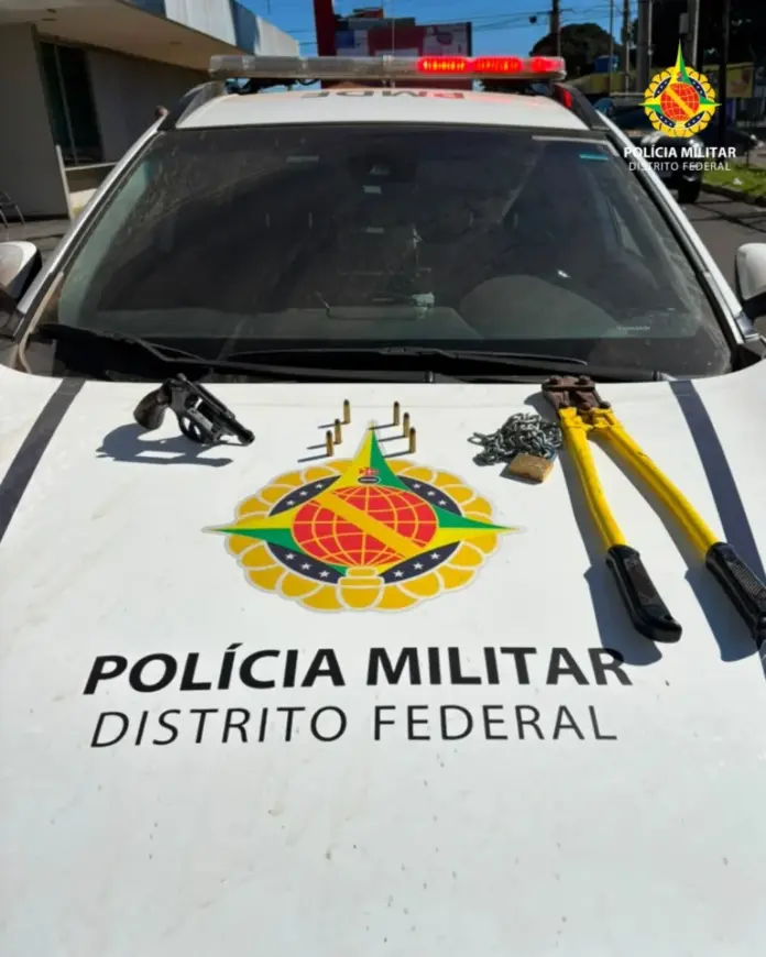 PMDF Prende Homem Após Ameaça com Arma de Fogo em Chácara no pôr do Sol