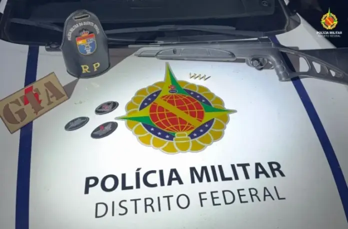 PMDF Apreende Arma de Fogo e Munições Após Fuga de Suspeitos na DF-180