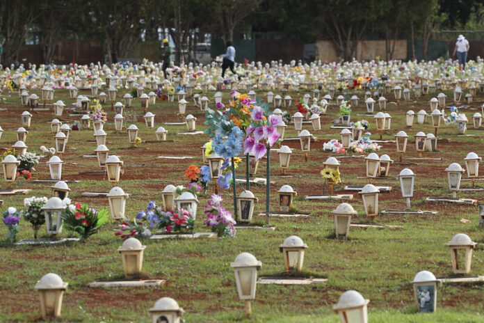 Imagem de cemitério no DF