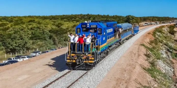 Ferrovia Transnordestina, que liga CE e PI, alcança 82% de conclusão das obras