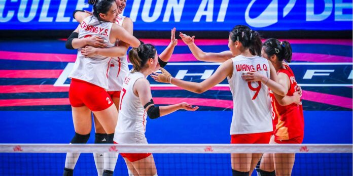 China avança às semifinais da Liga das Nações de vôlei feminino ao vencer os EUA