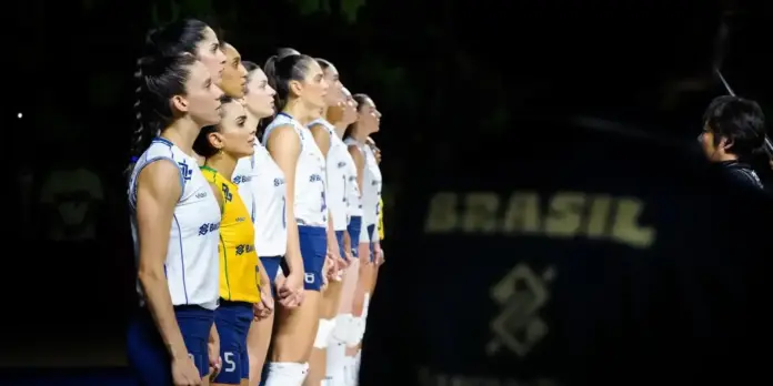 Brasil é derrotado pela Tailândia por 3 a 0 na Liga das Nações de Vôlei