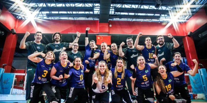 Brasil derrota China e avança para a final do Mundial de vôlei sentado