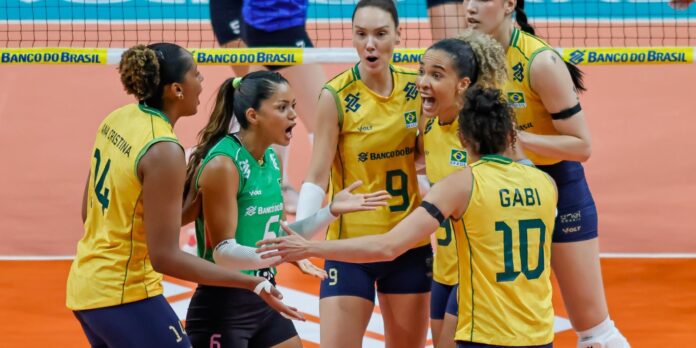 Brasil conquista vitória no quarto jogo e enfrenta Argentina por vaga olímpica no domingo.