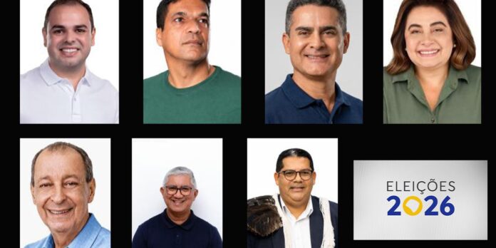 Sete candidatos disputam o governo do Amazonas; confira a lista completa