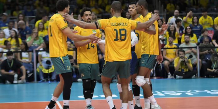 Brasil derrota Venezuela e assegura classificação para o Mundial de Vôlei Masculino
