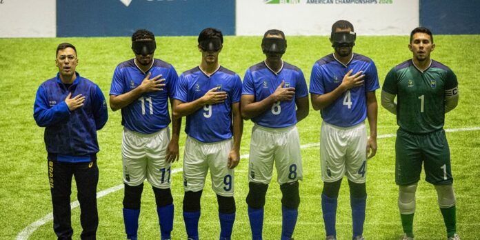 Brasil enfrenta Costa Rica na semifinal da Copa América de futebol de cegos