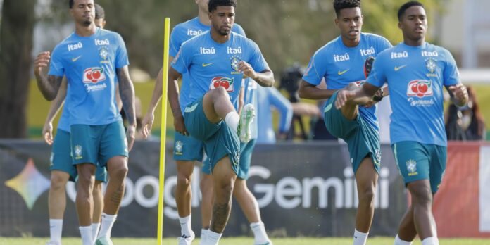 Ancelotti lidera primeiro treino da Seleção com grupo completo na Austrália