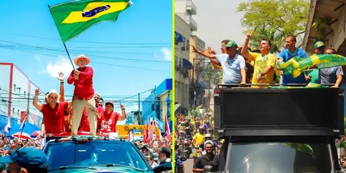 Lula realiza comício em Natal enquanto Flávio participa de moto-carreata no Rio de Janeiro